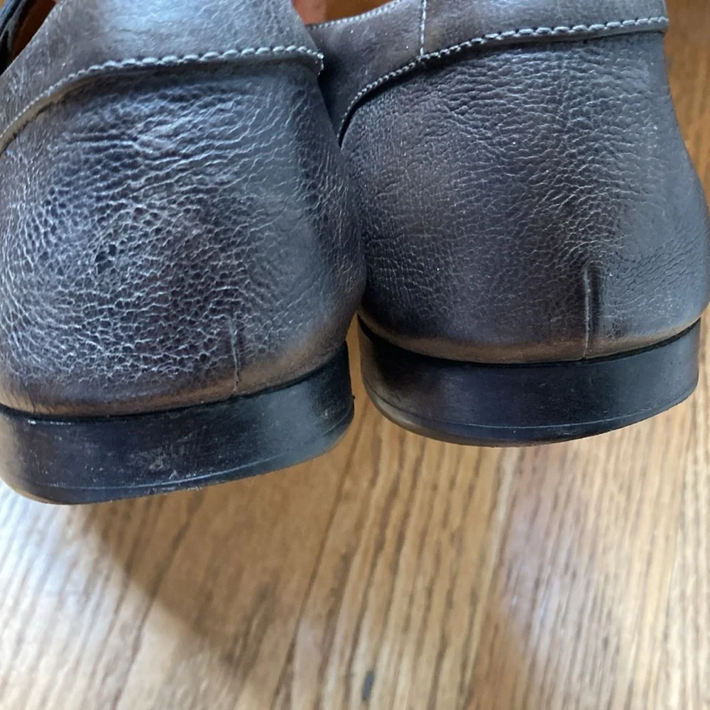 Vintage Salvatore Ferragamo Dark Brown Leather Dress Shoes